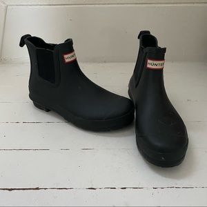 Hunter Chelsea Rain Boots - Black